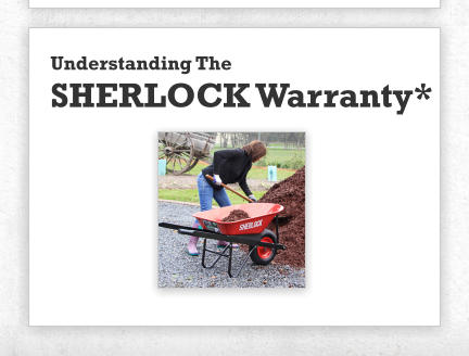 Understanding The SHERLOCK Warranty*